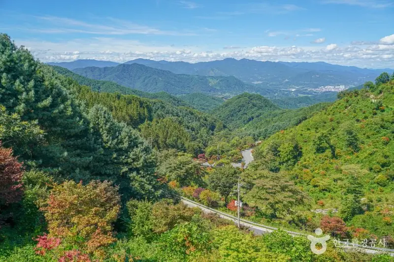 悟道岭与智异山眺望公园
