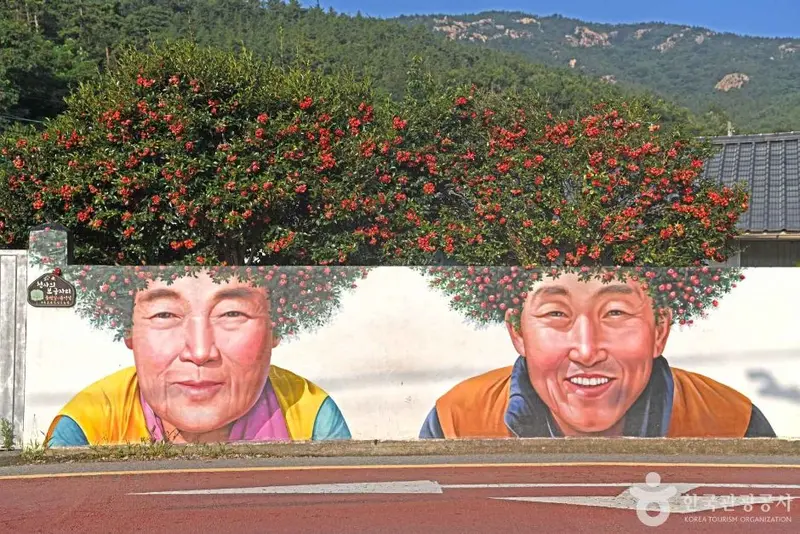 基洞三岔路壁画